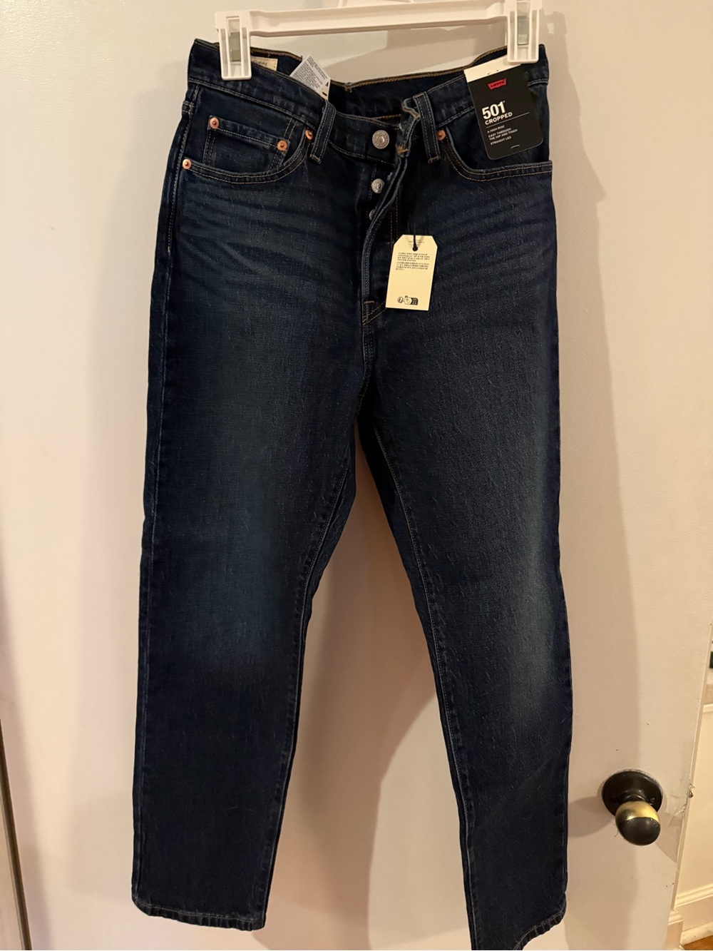 Levi's 501 Slim Straight Jeans - Dark Indigo